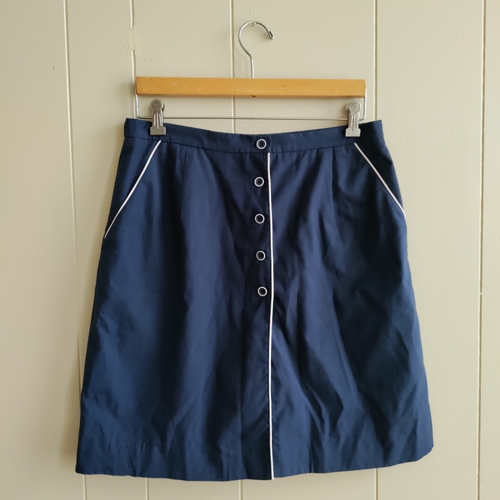 70s Leon Levin Sportswear Cotton Skort Size 12